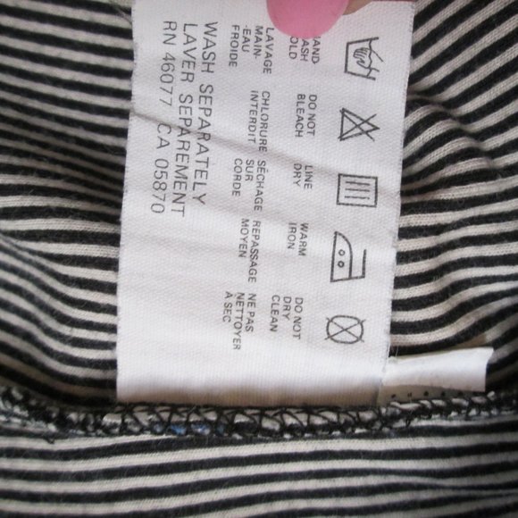 Vtg ESPRIT gray POLKA DOTS long sleeves shirt M - Picture 13 of 15